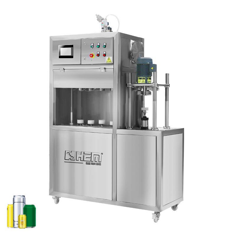 Полуавтоматическая машина для консервирования пива 300CPH(5CPM)